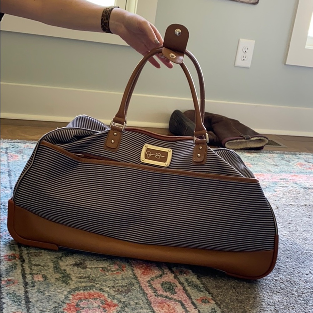 Jessica Simpson rolling mini suitcase